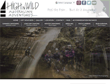 Tablet Screenshot of highandwild.com.au